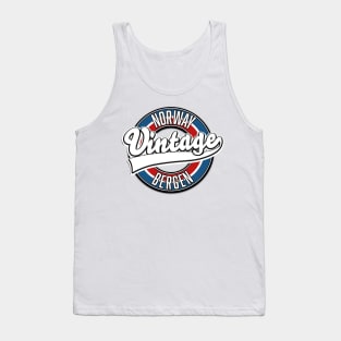 Bergen Norway vintage logo Tank Top